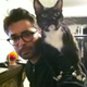Illustration for article titled This Cat Wont Stop Sitting on My Shoulder Like a Parrot